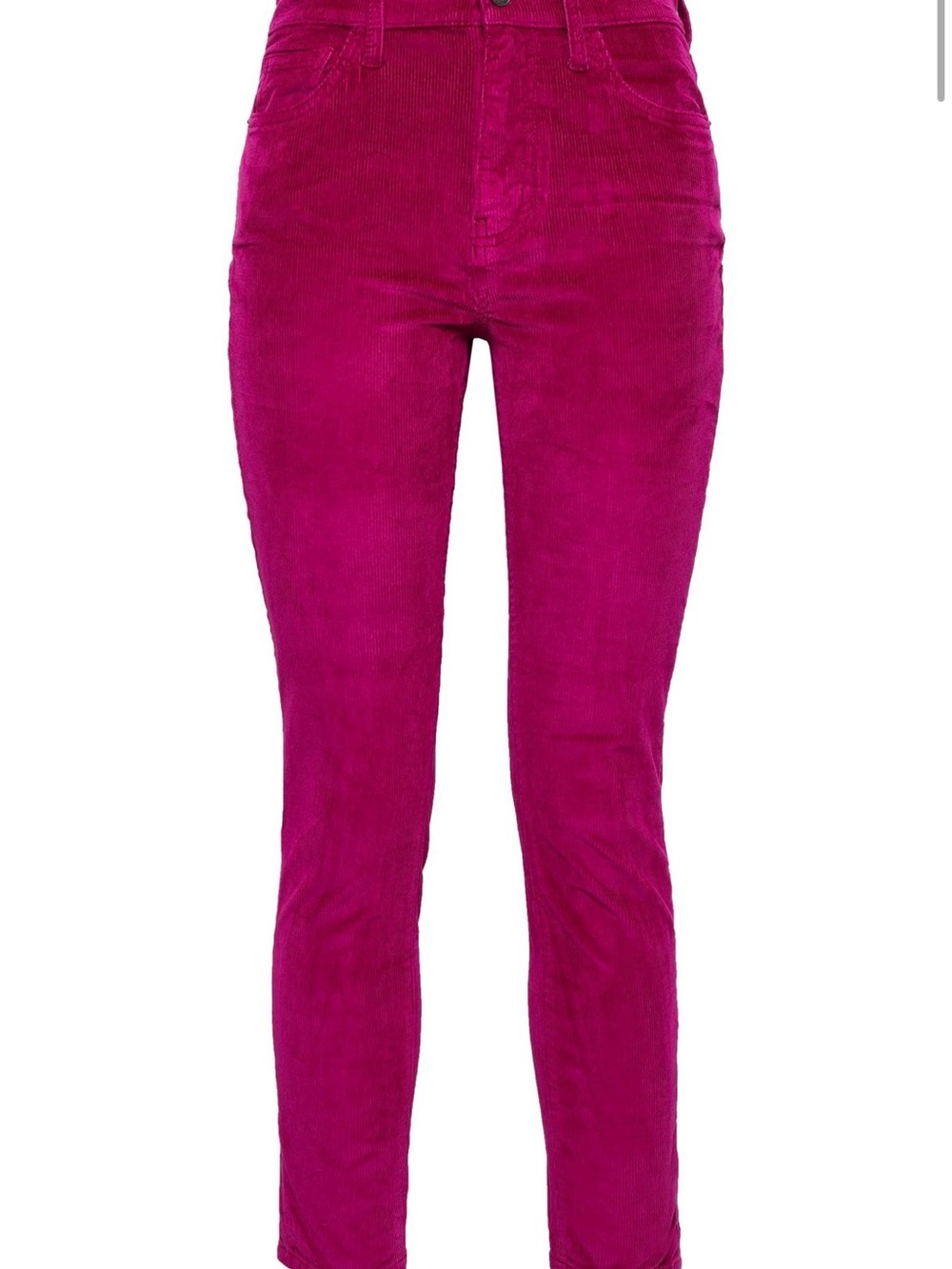 NWOT Designer CURRENT/ELLIOTT Magenta Corduroy Pants
